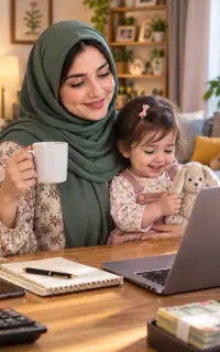 کار برای بانوان خانه دار به صورت انلاین