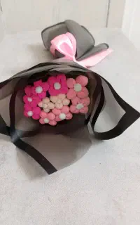 دسته گل، با گل خمیری