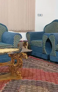 مبل هفت نفره و سه عدد عسلی