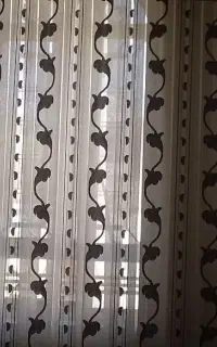 پرده سالن واتاق خواب با کتیبه