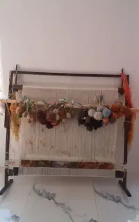 تابلو فرش نیمه کاره