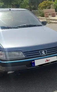 پژو 405 مدل93 بدون رنگ