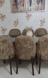 میز غذاخوری چوب راش 8نفره نو نو