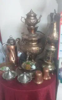 سماور مس برونز پارچ لیوان
