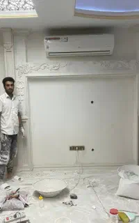 گچکاری خاک گچ روکش و طرح های مدرن