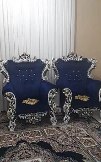 مبل سلطنتی نو بدون زدگی همراه باعسلی