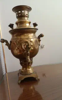 سماور ذغالی مسی