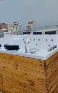 فروش جکوزی ۸ نفره روفگاردن حرفه ای