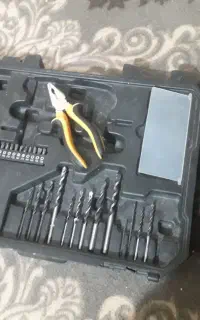 جعبه ابزار کامل همراه دریل خارجی اصل