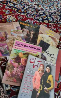 کتابهای ژورنال خیاطی و روباان دوزی و بافتنی