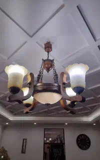 لوستر چوب