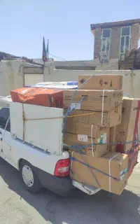 حمل بار با وانت پراید