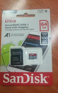 کارت حافظه micro sdxc کلاس ۱۰ ظرفیت ۶۴ گیگابایت