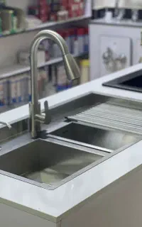 انواع سینک استیل باکسی گرانیتی هود توربو تمام حسگر