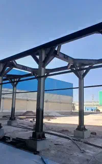 ساخت و نصب اسکلت فلزی. پاسارگاد