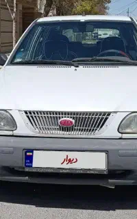 پراید بدون رنگ ضربه