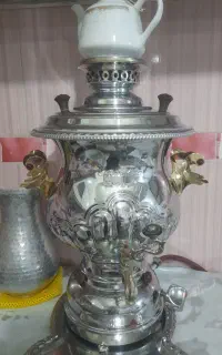 سماورگازی ۸لیتری برنداکبربرادران سالمه سالم