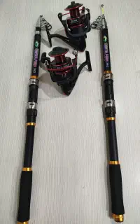 لنسر ماهیگیری چوب وچرخ