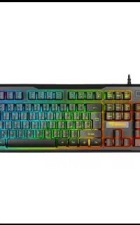 کیبورد گیمینگ آر جی بی دار ۱۸ میلیونی زیر قیمت RGB