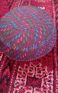 کلاه ترکمنی دست دوز