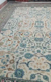 فرش دستباف  ۱۰ متری کاشان طرح افشان