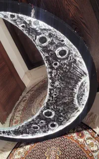 آینه چراغ دار کنترلی