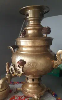 سماور ذغالی برنج