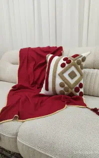 کوسن پانچ دوزی طرح هندسی