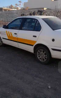سمند مدل 96 پلاک عمومی سفید بدون رنگ