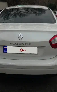 رنو فلوئنس سفید صدفی ۲۰۱۵ تمیز و سالم