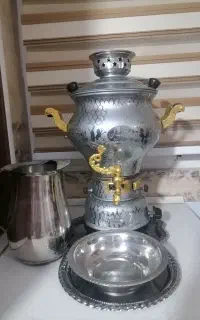 سماور نو با کلیه متعلقات