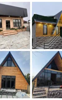 پیمانکاری و ساخت کلبه سوئیسی با چک ۶ ماهه بدون سود