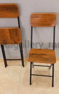 صندلی  تاشو چوبی  ام دی اف  ( تک و تعداد)