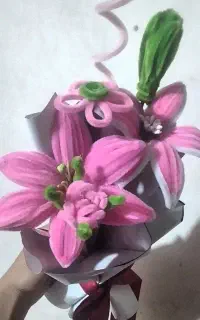 دسته گل لیلیوم صوتی