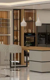 طراحی کابینت 1800تومان ( دکوراسیون داخلی و نما)