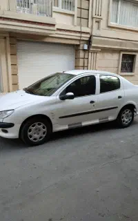 پژو 206 SD وی 8 سفید مدل 95