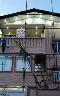 سوله شیروانی آلاچیق شینگل اسکلت