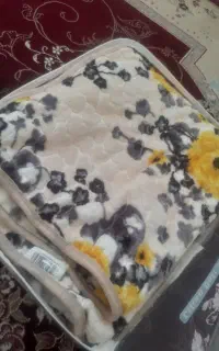 پتو دونفره گل برجسته