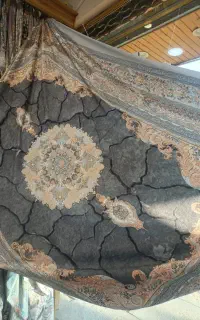 رو فرشی کشدار شانل مخمل ترکیه