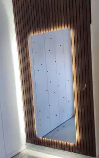 آینه بک لایت با کلید لمسی