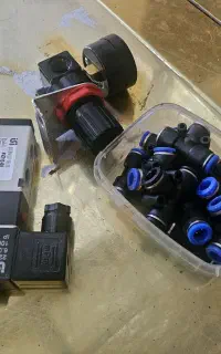 شیر برقی،ریگلاتر هوا و اتصالات پنوماتیک