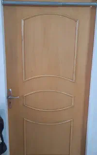 دو لنگه درب چوبی داخلی بارنگ وچوب اصلی