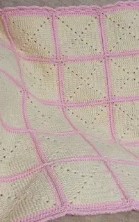 پتو نوزاد و روتختی قلاب بافی