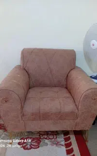 فروش یه دست مبل هفت نفر پایه فلزی نو بدون استفاده