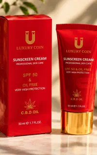 ضد آفتاب لاکچری کوین SPF30/50/ فاقد چربی