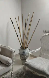 خمره سفالی زیبا همراه با نی
