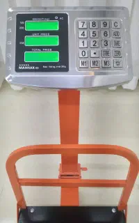 ترازو باسکول دیجیتال محک ۱۵۰ کیلو نونو در حد آکبند