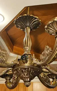 لوستر ۶ شاخه آنتیک ۱۲ شعله