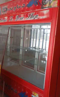 فروش دستگاه یخچال ایستاده ومرغ تکه کن و تخمه پز
