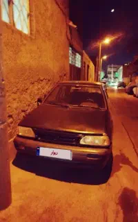 پراید مشکی دوگانه دستی مدل 88
